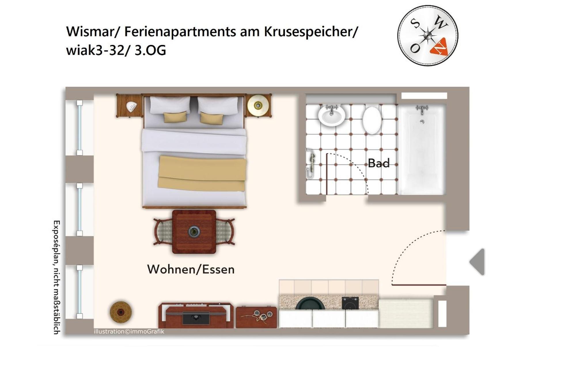 Ferienapartments Am Krusespeicher Ferienapartments Am Krusespeicher 3-32 Wismar Exterior photo